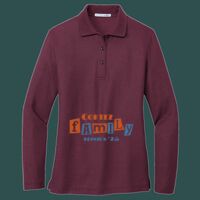 Women's Silk Touch Long Sleeve Polo Thumbnail