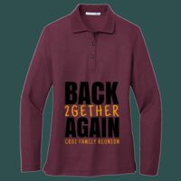 Women's Silk Touch Long Sleeve Polo Thumbnail