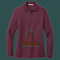 Women's Silk Touch Long Sleeve Polo Thumbnail