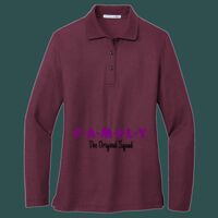 Women's Silk Touch Long Sleeve Polo Thumbnail