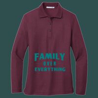 Women's Silk Touch Long Sleeve Polo Thumbnail
