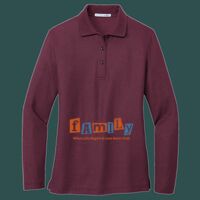 Women's Silk Touch Long Sleeve Polo Thumbnail