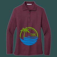 Women's Silk Touch Long Sleeve Polo Thumbnail