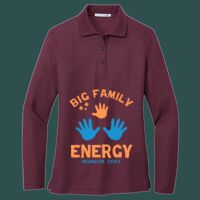 Women's Silk Touch Long Sleeve Polo Thumbnail