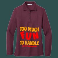 Women's Silk Touch Long Sleeve Polo Thumbnail