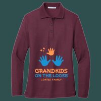 Women's Silk Touch Long Sleeve Polo Thumbnail