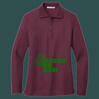Women's Silk Touch Long Sleeve Polo Thumbnail