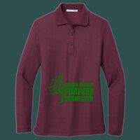 Women's Silk Touch Long Sleeve Polo Thumbnail