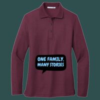 Women's Silk Touch Long Sleeve Polo Thumbnail