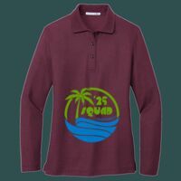 Women's Silk Touch Long Sleeve Polo Thumbnail