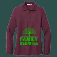 Women's Silk Touch Long Sleeve Polo Thumbnail