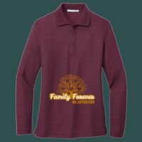 Women's Silk Touch Long Sleeve Polo Thumbnail