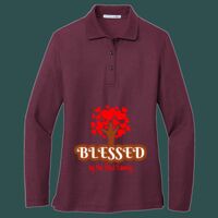Women's Silk Touch Long Sleeve Polo Thumbnail