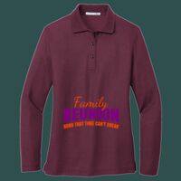 Women's Silk Touch Long Sleeve Polo Thumbnail