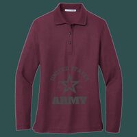 Women's Silk Touch Long Sleeve Polo Thumbnail