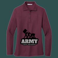 Women's Silk Touch Long Sleeve Polo Thumbnail