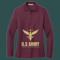 Women's Silk Touch Long Sleeve Polo Thumbnail