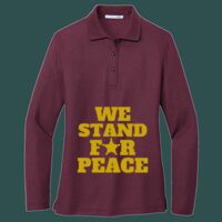 Women's Silk Touch Long Sleeve Polo Thumbnail