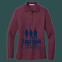 Women's Silk Touch Long Sleeve Polo Thumbnail