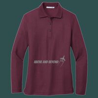 Women's Silk Touch Long Sleeve Polo Thumbnail