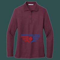 Women's Silk Touch Long Sleeve Polo Thumbnail