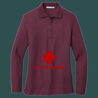 Women's Silk Touch Long Sleeve Polo Thumbnail