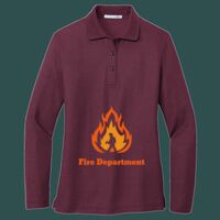 Women's Silk Touch Long Sleeve Polo Thumbnail