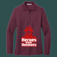 Women's Silk Touch Long Sleeve Polo Thumbnail