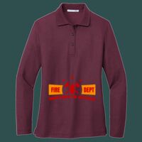 Women's Silk Touch Long Sleeve Polo Thumbnail
