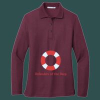 Women's Silk Touch Long Sleeve Polo Thumbnail