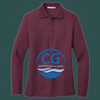 Women's Silk Touch Long Sleeve Polo Thumbnail