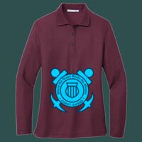 Women's Silk Touch Long Sleeve Polo Thumbnail