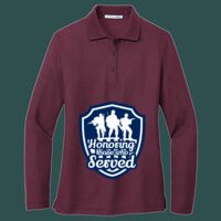 Women's Silk Touch Long Sleeve Polo Thumbnail