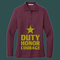Women's Silk Touch Long Sleeve Polo Thumbnail