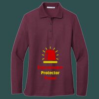 Women's Silk Touch Long Sleeve Polo Thumbnail