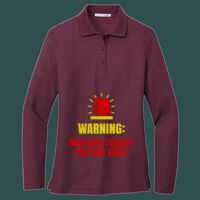 Women's Silk Touch Long Sleeve Polo Thumbnail