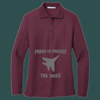 Women's Silk Touch Long Sleeve Polo Thumbnail