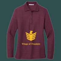 Women's Silk Touch Long Sleeve Polo Thumbnail