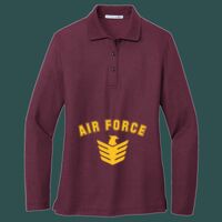 Women's Silk Touch Long Sleeve Polo Thumbnail