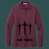 Women's Silk Touch Long Sleeve Polo Thumbnail