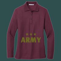 Women's Silk Touch Long Sleeve Polo Thumbnail
