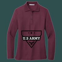 Women's Silk Touch Long Sleeve Polo Thumbnail