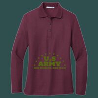 Women's Silk Touch Long Sleeve Polo Thumbnail