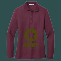 Women's Silk Touch Long Sleeve Polo Thumbnail