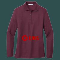 Women's Silk Touch Long Sleeve Polo Thumbnail