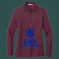 Women's Silk Touch Long Sleeve Polo Thumbnail