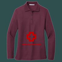 Women's Silk Touch Long Sleeve Polo Thumbnail