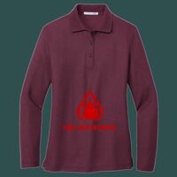 Women's Silk Touch Long Sleeve Polo Thumbnail