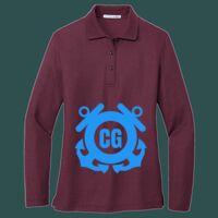 Women's Silk Touch Long Sleeve Polo Thumbnail