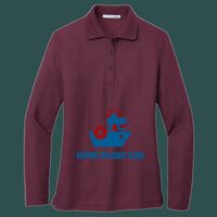 Women's Silk Touch Long Sleeve Polo Thumbnail